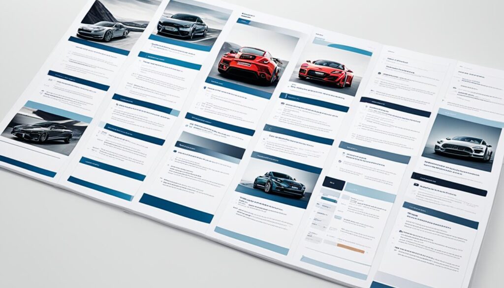 Organização do conteúdo do portfólio