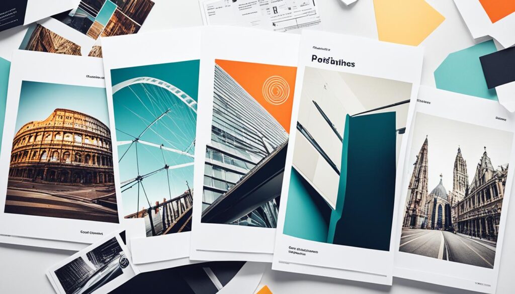 formatos de portfólio