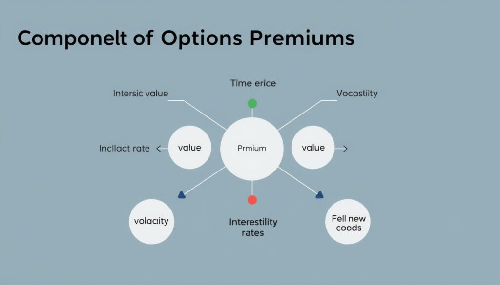 Componentes do prêmio das opções