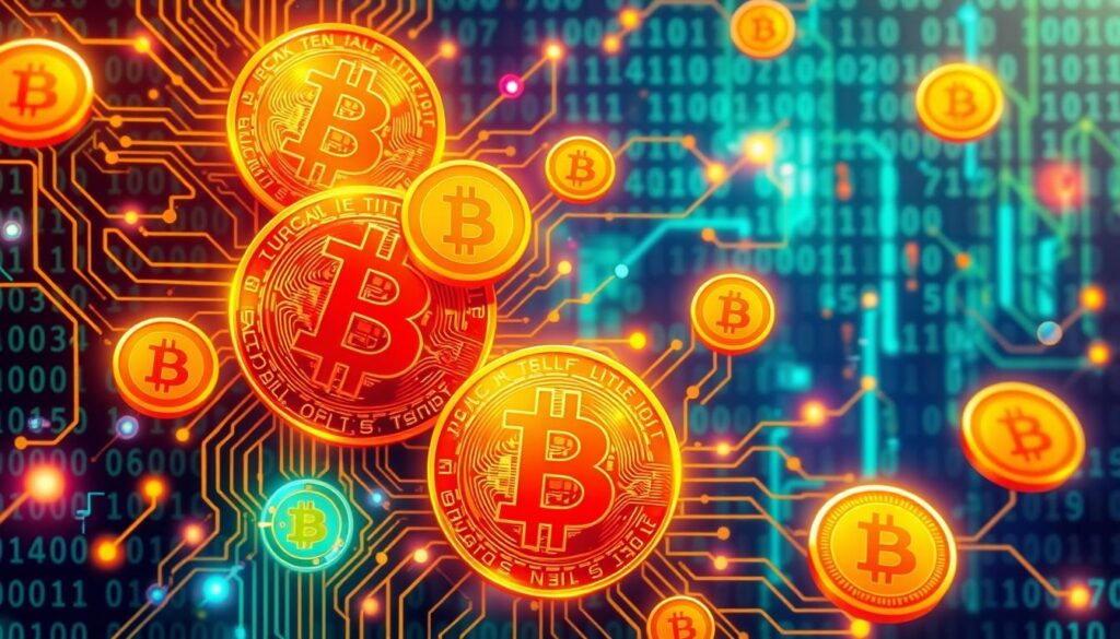 conceito de criptomoedas