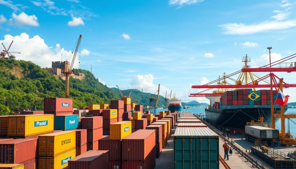 exportações brasileiras e importações