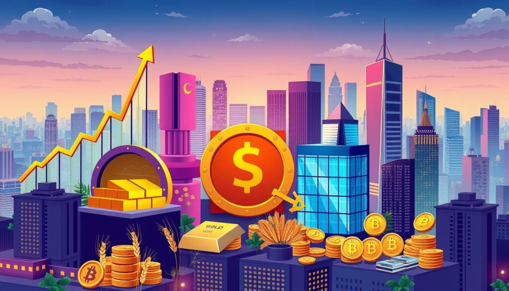 principais opções de investimento